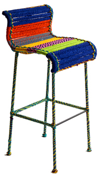 Bar Stool Sahil Sarthak Katran collection Multicolor